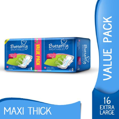 Butterfly-Breathables-Maxi-Thick-Value-Pack-Extra-Large16-Pcs