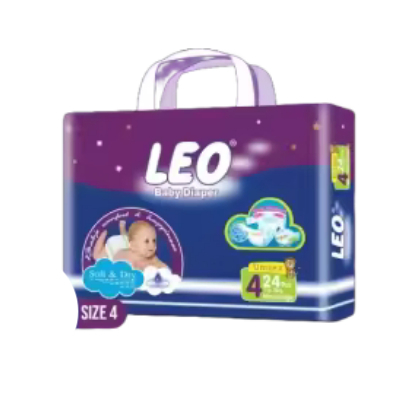 Leo-Baby-Diapers-Maxi-Large-Size-424-Pcs