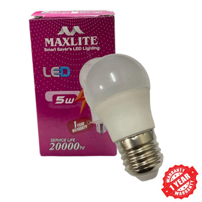 Maxlite-LED-Bulb-5W-Cool-White1-Pc
