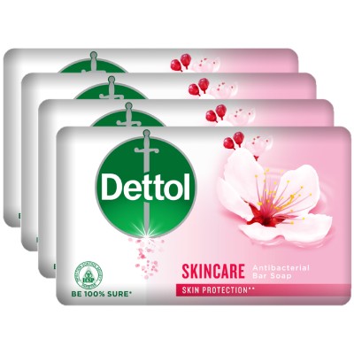 Dettol-Skincare-Bar-Soap-Promo-Pack-of-4130-Grams-x-4