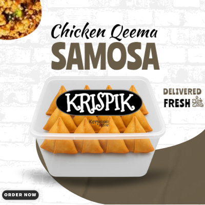 Krispik-Frozen-Chicken-Qeema-Samosa12-Pcs-Box