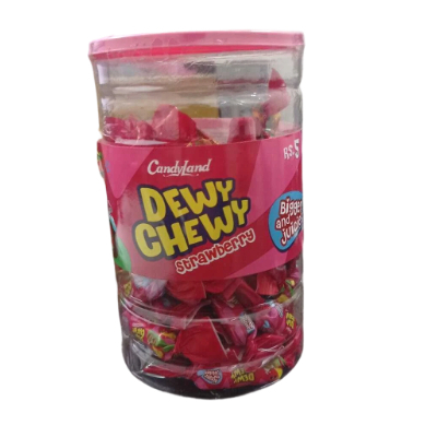 Candyland-Dewy-Chewy-Strawberry50-Pcs-Jar
