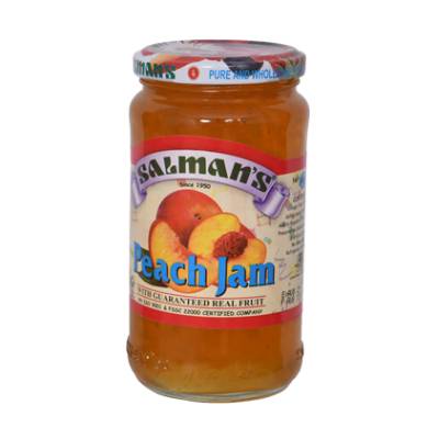 Salmans-Peach-Jam450-Grams