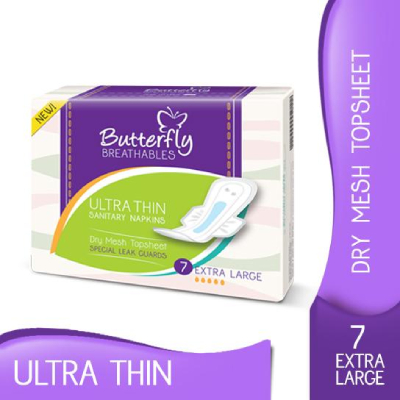 Butterfly-Breathables-Ultra-Thin-Dry-Mesh-Topsheet-Extra-Large7-Pcs