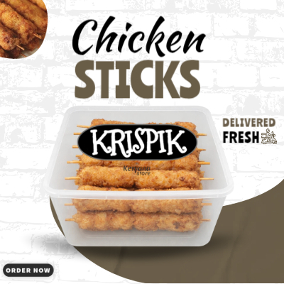 Krispik-Frozen-Chicken-Sticks12-Pcs-Box