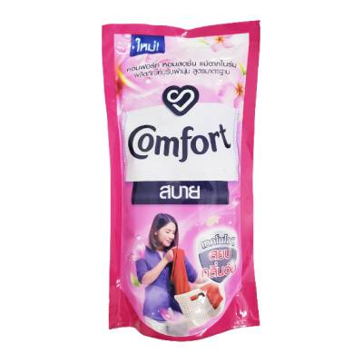 Comfort-Fabric-Softener-Kiss-of-Flowers-Pink-Refill-Thailand580-ML